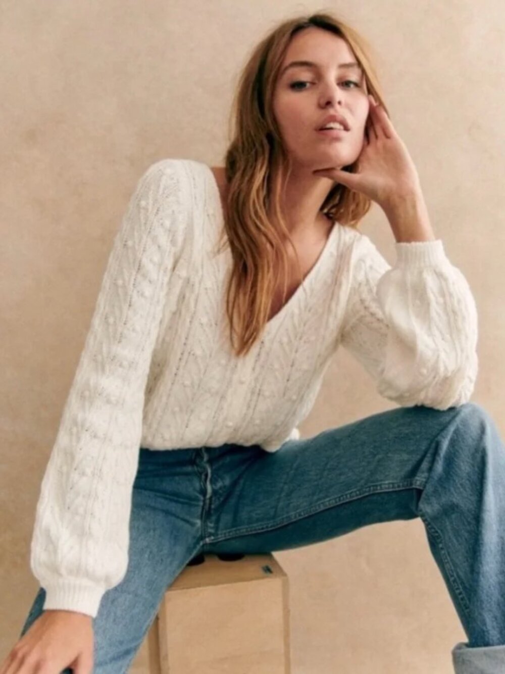 Sezane Beryl Cardigan - Ecru - Size Small - Excellent Condition! - Picture 10 of 10
